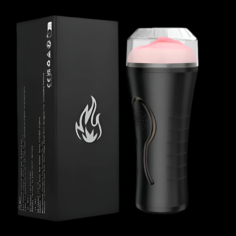 🔥 ToysPleasure™ Vibrating Male Masturbator – Realistic Fleshy Feel with 10 Vibration Modes
