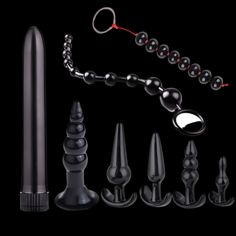 🍑 ToysPleasure™ Ultimate Silicone Plug Set – 4/5/7/8 Pcs of Pure Pleasure!