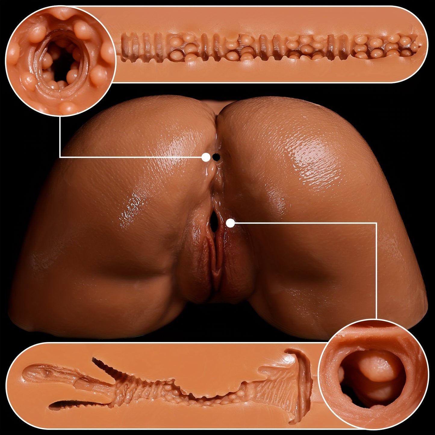 "ToysPleasure"™ 2.3kg Alexa Brown Realistic Sex Doll