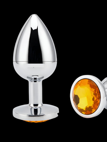 🍑 ToysPleasure™ Stainless Steel Anal Plug – Smooth & Sensual Play in 3 Sizes & 5 Styles