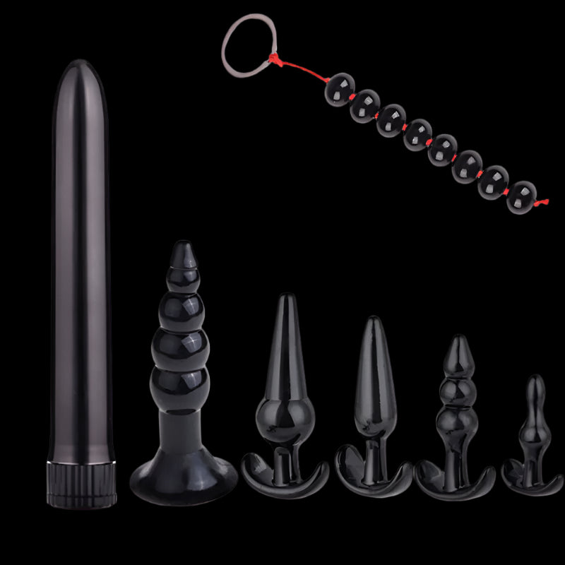 🍑 ToysPleasure™ Ultimate Silicone Plug Set – 4/5/7/8 Pcs of Pure Pleasure!