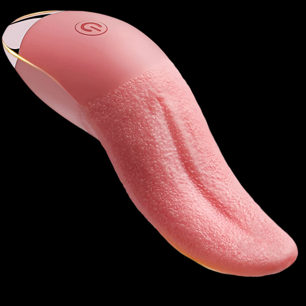 ToysPleasure™ 3-in-1 Tongue Thrusting Vibrator – Rose Dildo Clit & G-Spot Stimulator for Women
