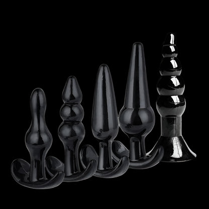 🍑 ToysPleasure™ Ultimate Silicone Plug Set – 4/5/7/8 Pcs of Pure Pleasure!