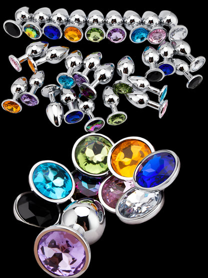 🍑 ToysPleasure™ Stainless Steel Anal Plug – Smooth & Sensual Play in 3 Sizes & 5 Styles