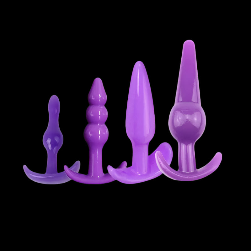 🍑 ToysPleasure™ Ultimate Silicone Plug Set – 4/5/7/8 Pcs of Pure Pleasure!