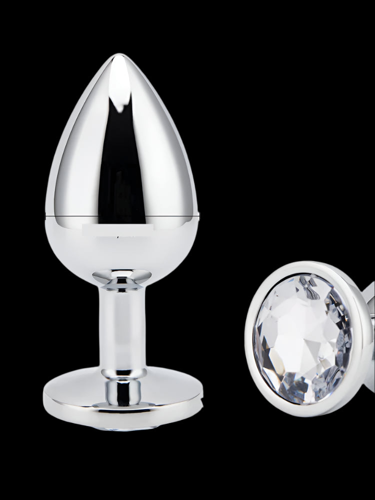 🍑 ToysPleasure™ Stainless Steel Anal Plug – Smooth & Sensual Play in 3 Sizes & 5 Styles