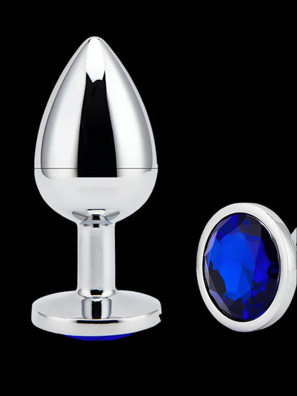 🍑 ToysPleasure™ Stainless Steel Anal Plug – Smooth & Sensual Play in 3 Sizes & 5 Styles