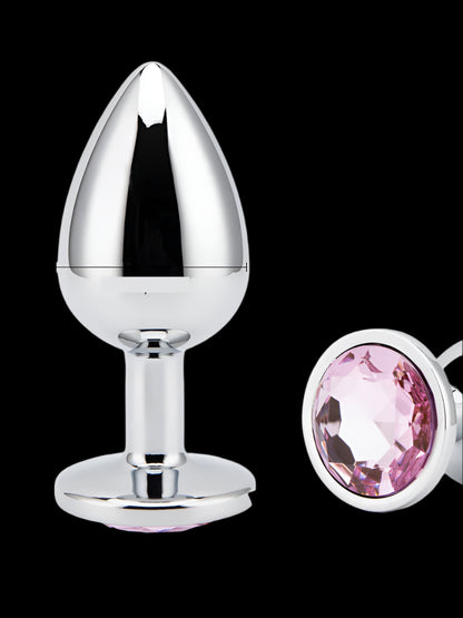 🍑 ToysPleasure™ Stainless Steel Anal Plug – Smooth & Sensual Play in 3 Sizes & 5 Styles