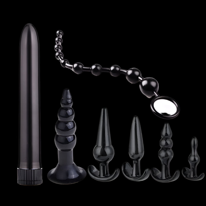 🍑 ToysPleasure™ Ultimate Silicone Plug Set – 4/5/7/8 Pcs of Pure Pleasure!